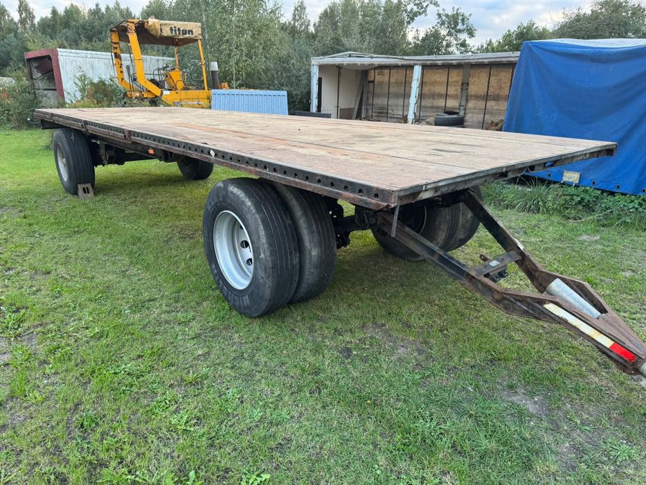Sprzedam przyczepe przyczepa do bel słomy rolnicza cala na resorach mozliwy transport