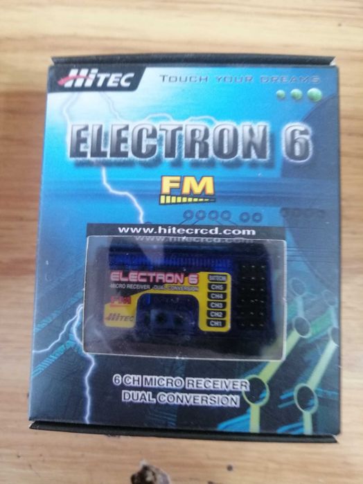 Hitec Odbiornik rc ELECTRON 6 35MHz samolot szybowiec RC zdalnie sterowane