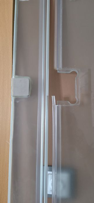 Vidro / porta duche WC