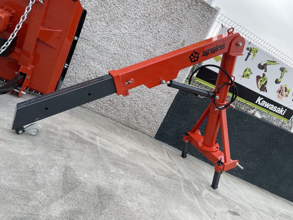 Grua giratoria para trator