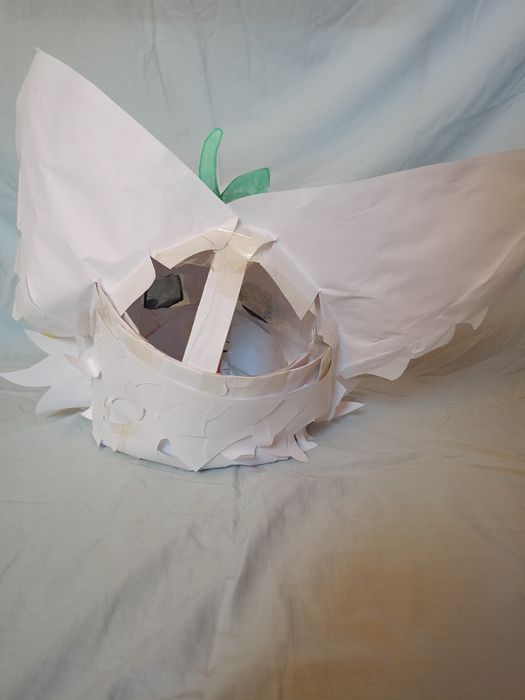 Papier furry head