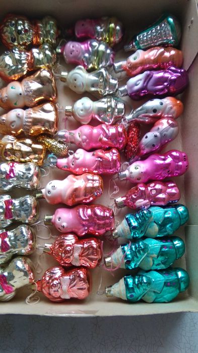 Игрушки на ёлку. СССР.