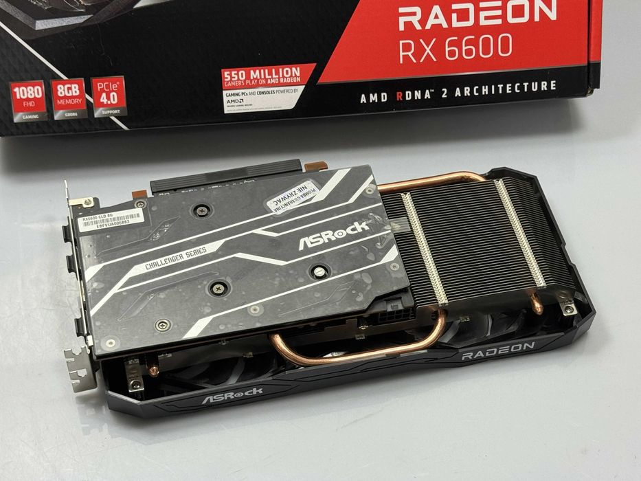 Karta graficzna ASRock Radeon RX 6600 Challenger D 8GB GDDR6 BOX Nowa