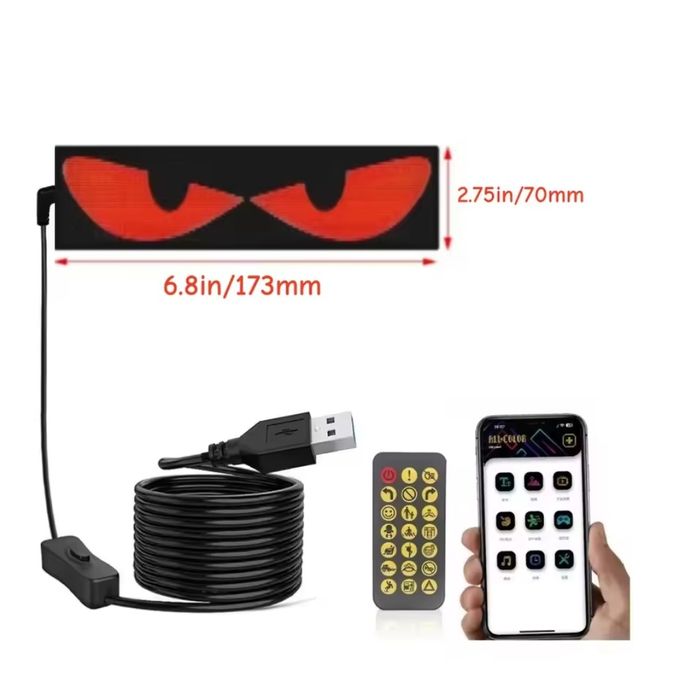 Лед очі Led панель на авто очі диявола