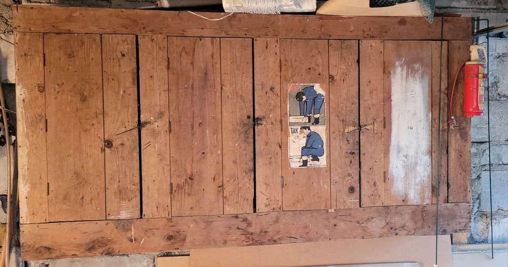 Szafa warsztatową PRL