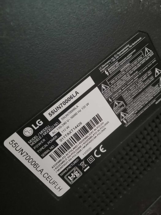 TVs LG para peças