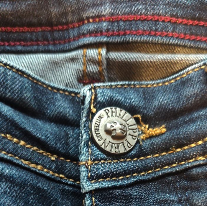 Philip Plein spodnie jeansowe