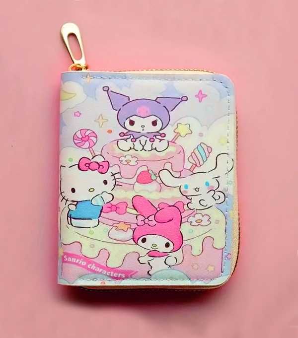Kuromi Cinnamoroll My Melody Hello Kitty Sanrio portfel portmonetka