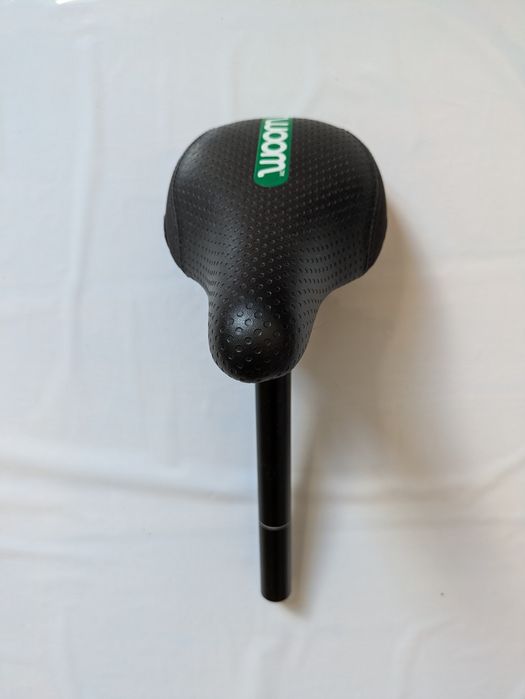 Siodełko woom 3 + sztyca – oryginał, części, rower 16"