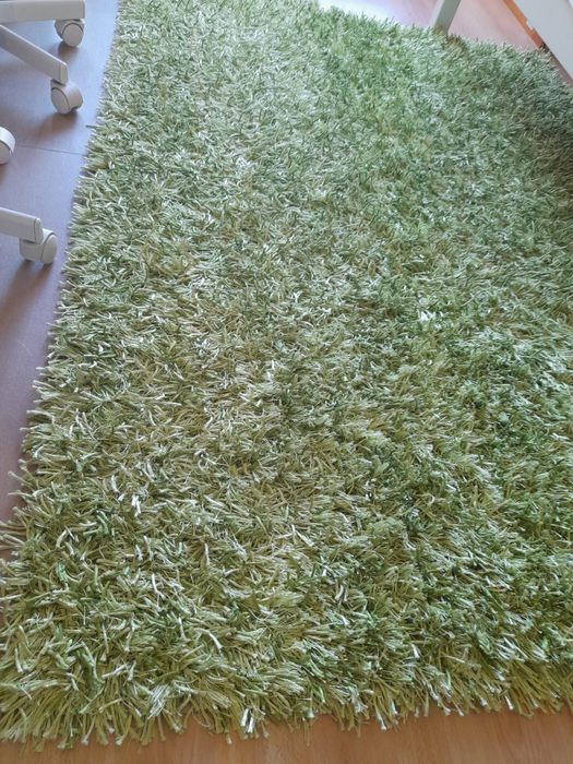 Carpete verde / verde brilho