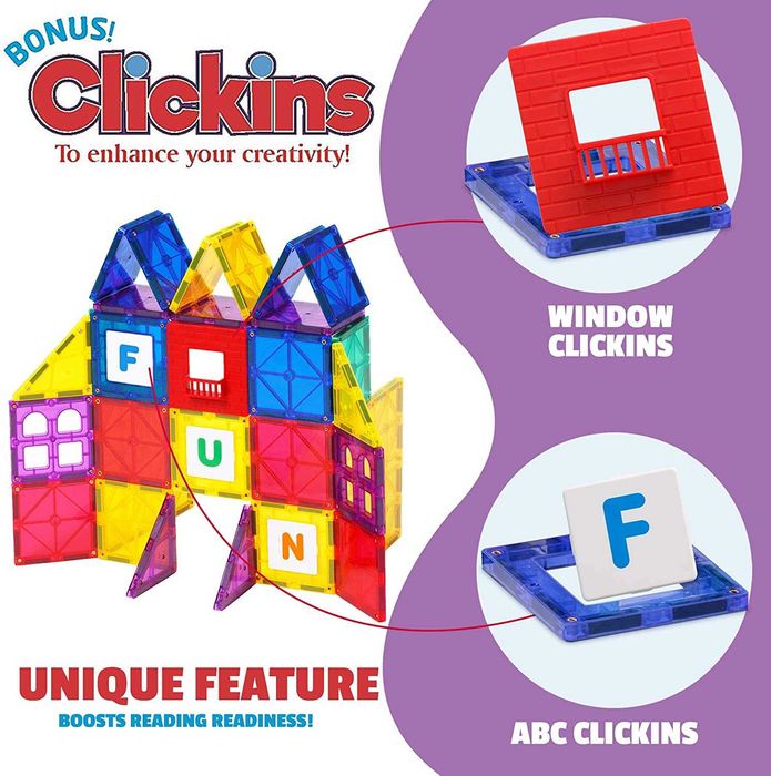 Магнитный конструктор Playmags 100 150 180 60 PicassoTiles \3D от 3-х лет