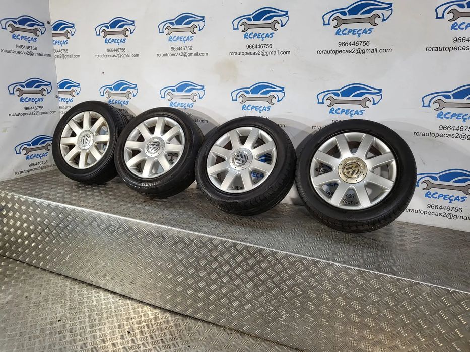 Conjunto Jantes 16 Originais VW Touran 6.5J ET50 5x112 1K0601025R