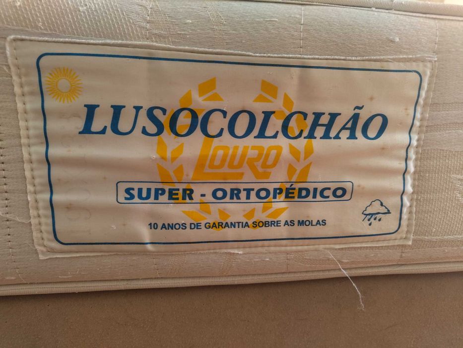 Colchão e somier 135 x 190 usado