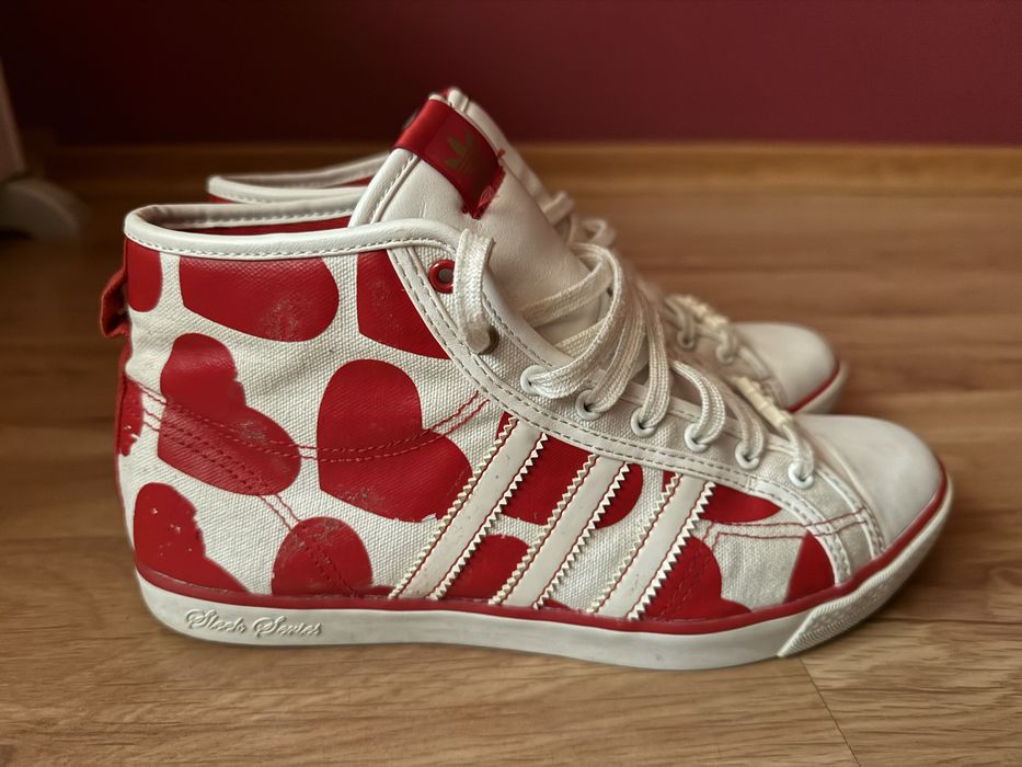 Trampki Valentine w serca adidas rozmiar 38 limitowane
