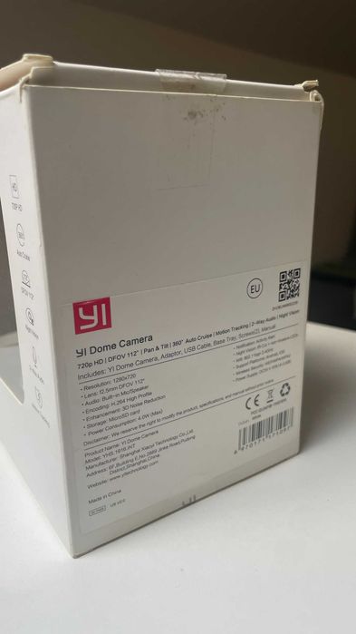 YI Dome Camera – Kamera IP WiFi 720p, 360°, Night, Motion