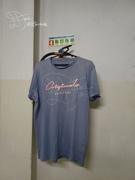T-shirt | Primark/Jack & Jones | Light Blue | L | 2020s
