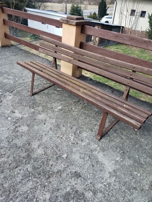 Ławka Solidna Prl