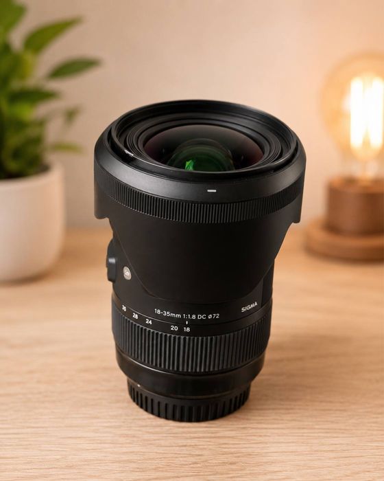 Об'єктив Sigma 18-35mm f/1.8 DC Ø72  Світлосильний об'єктив