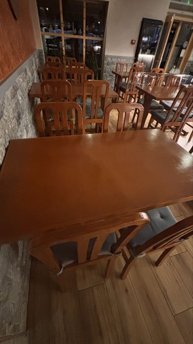 Cadeiras restaurante em cerejeira  bom estado