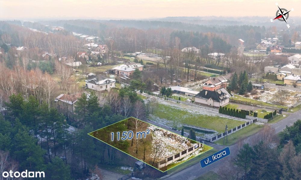 Grabówka, Częstochowa – działka 1150 m² pod dom
