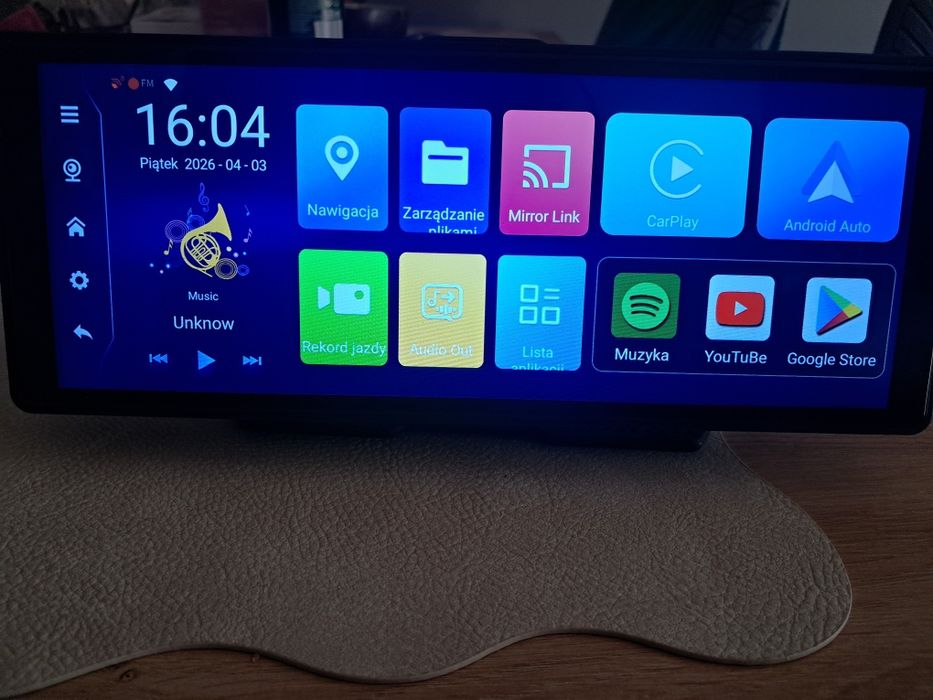 Stacja multimedialna android auto carplay 10 cali