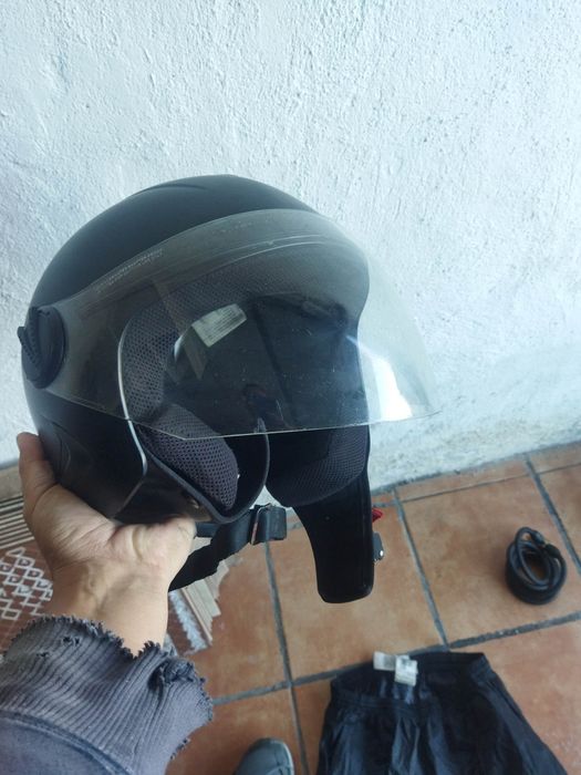 Acessórios mota fato chuva capa proteção cadeado capacete moto scooter