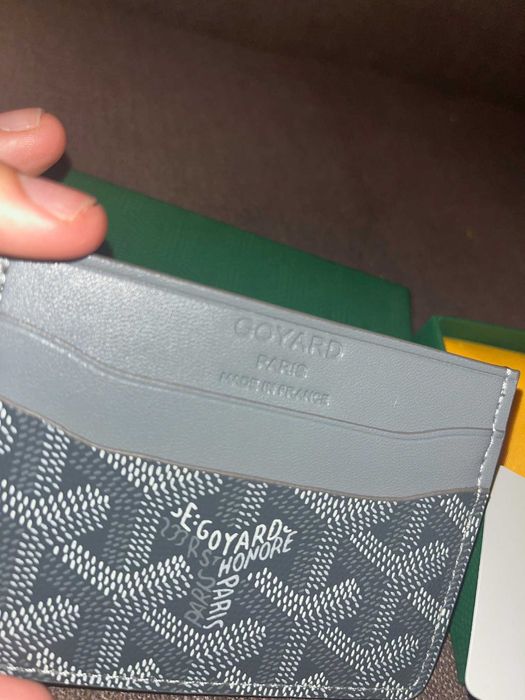 carteira goyard Saint-Sulpice – cinza
