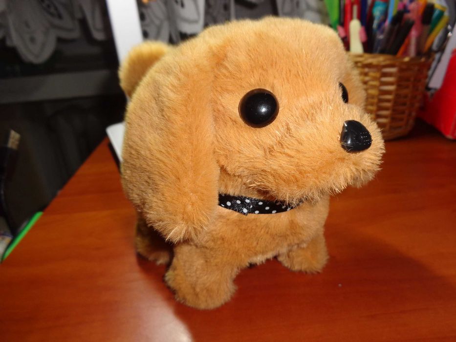 piesek chodzący ,szczekający