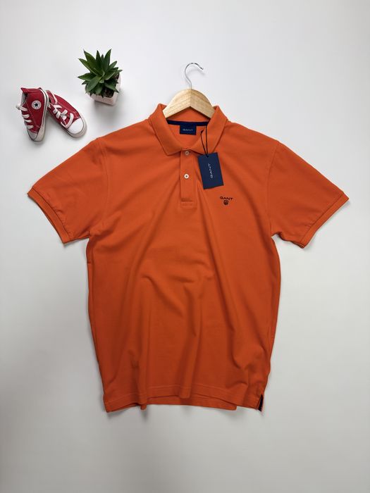 Поло футболка GANT Pique SS Rugger Polo Shirt оригинал size M, L