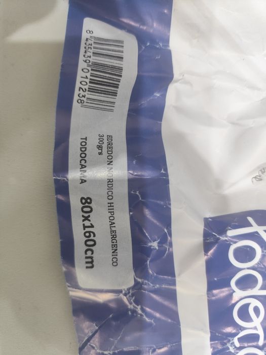 Nowa kołdra 80x160 cm Todocama hipoalergiczna