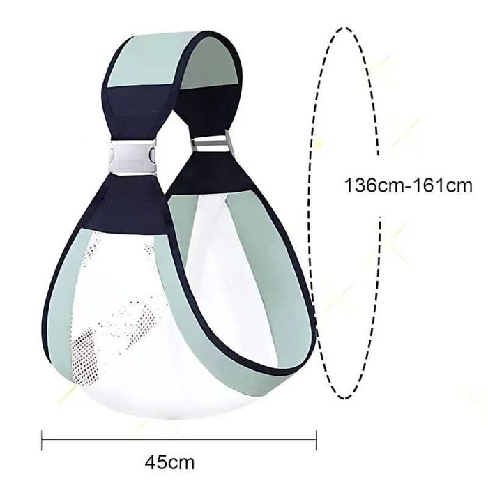 Рюкзак-переноска для новонароджених Baby Sling дихаючий 0-3 роки