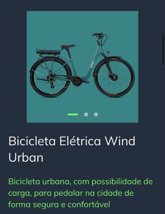 Bicicleta electrica nova