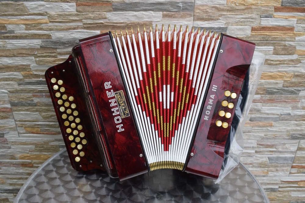 Concertina Hohner 3 Voz. Fa La Re