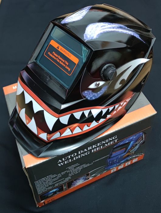 Mascara de Soldar Eletrônica, Solar com Auto Escurecimento