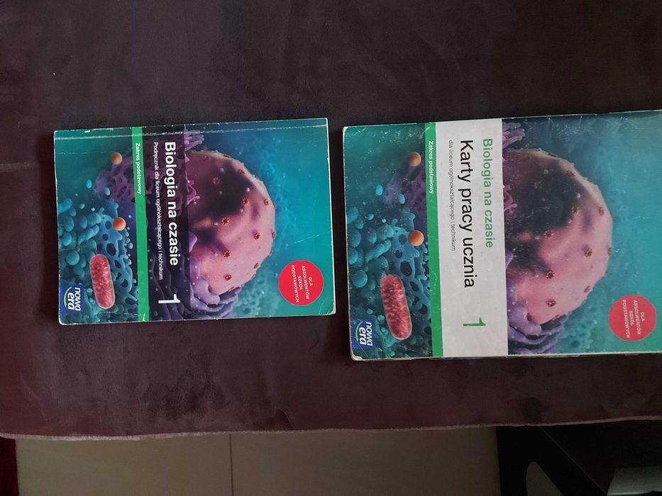Biologia na czasie klasa 1 karty pracy plus podręcznik