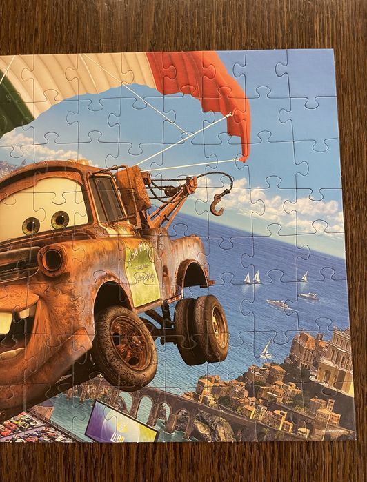 Puzzle Złomek auta dla chłopca