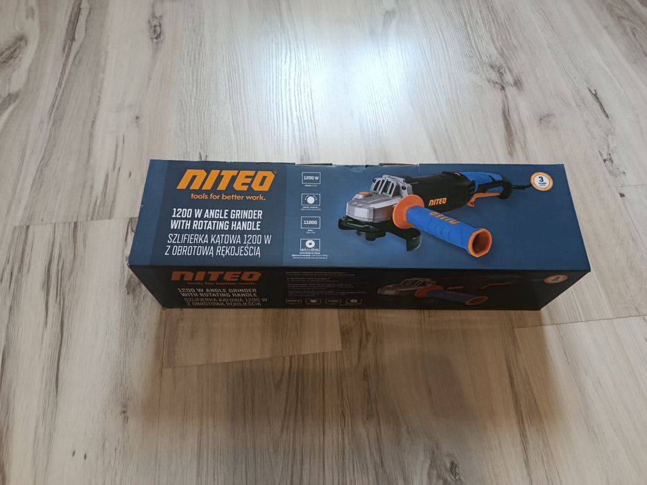 Szlifierka kątowa NITEO 1200 W z obrotową rękojeścią