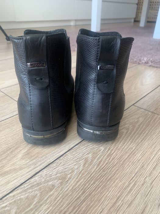 Botki czarne Lasocki skóra rozm 37