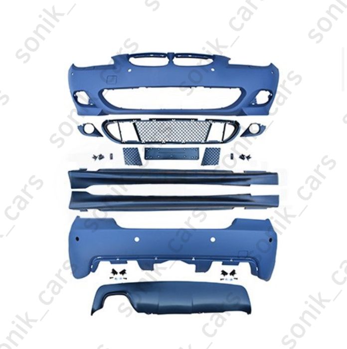 BMW e60 e61 м пакет м5 лук м бампер обвіс в круг Body kit м-тех м лук