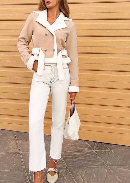 Kurtka damska z futerkiem s