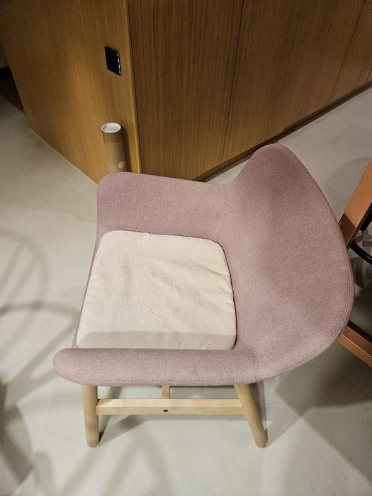 VEDBO
Fotel, Gunnared jasny różowy