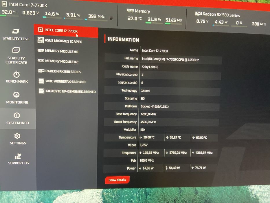 Ігровий ПК Іntel Core i7-7700K(8GB)16GB/128GB/6TB
