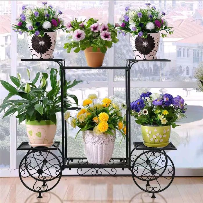 PEÇA CARRINHO DECORATIVO PARA PLANTAS.Sala,Quarto,Casa,Varanda,Hall.