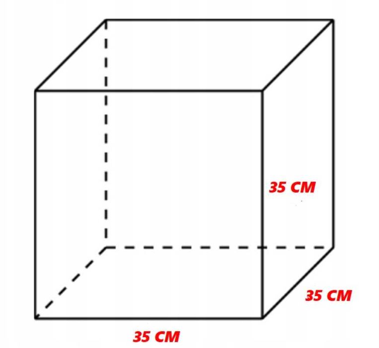 Pufa kostka podnóżek EKO SKÓRA 35x35 2 szt