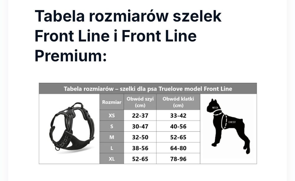 Szelki guard | true love PREMIUM | używane