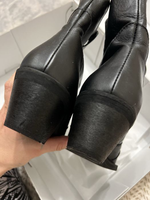 Шкіряні козаки 38 розмір