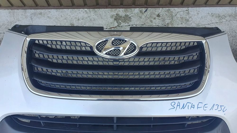 Hyundai Santa Fe 2 Ii Lift 09-12 Zderzak Przedni Przód $