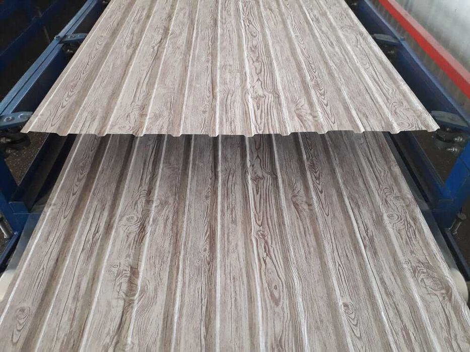 Профлист на забор і дах, паркан, графітовий і шоколадний З ДОСТАВКОЮ