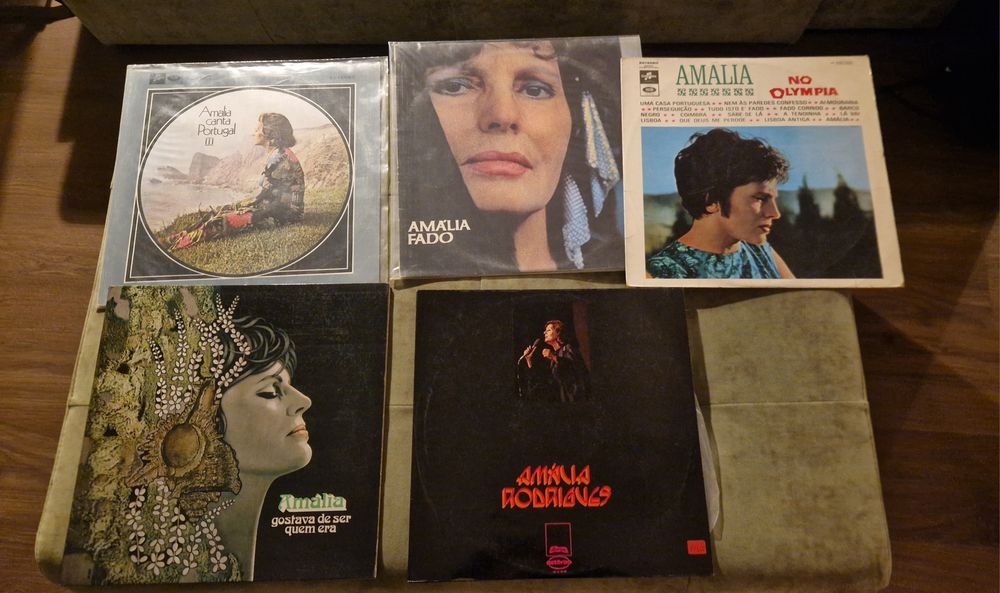 Colecção discos Vinil Amália Rodrigues