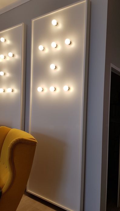 Pracas com luz. Para decorar lojas ou um espaço . Medidas240×80